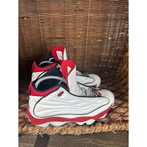 Jordan Pro Strong White Varsity Red Black Basketball Shoes DC8418-101 Mens 9.5